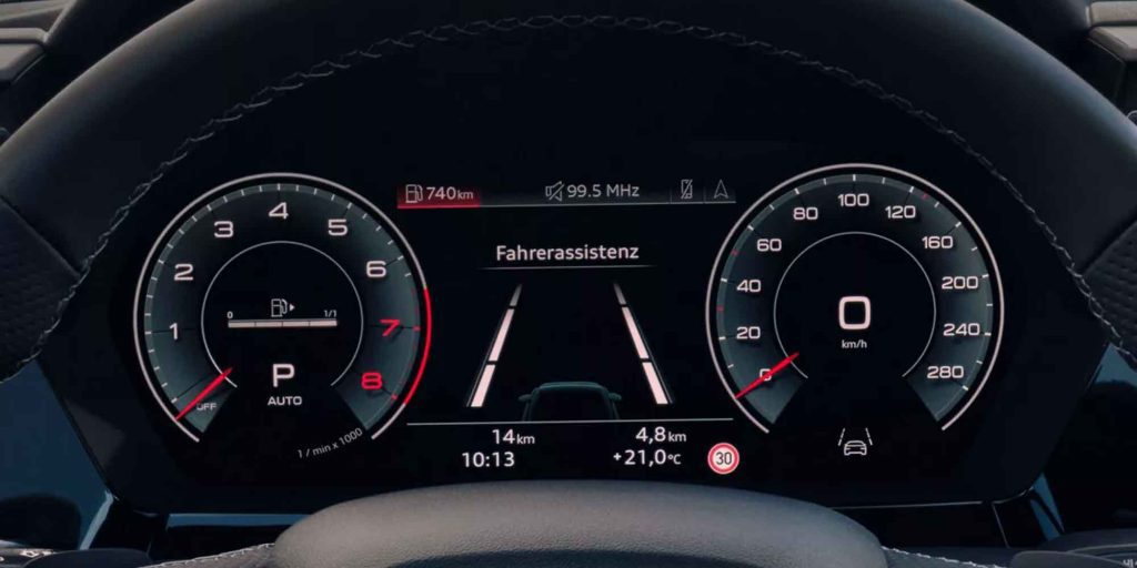 audi a3 dashboard