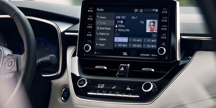 2024 Toyota Corolla Center Console Display