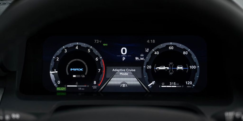 2025 Toyota Tacoma 12.3-In. Digital Gauge Cluster
