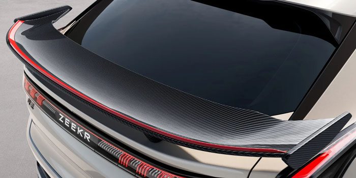 2025 Zeekr 001 Tail Wing Design