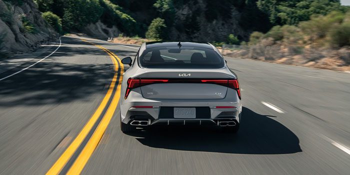 Kia K5 2025 Rear Elevation