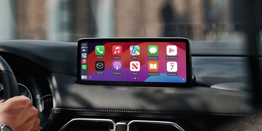2025 Mazda CX-5 center console screen