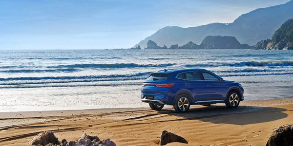 BYD Song Plus - Side view from the beach