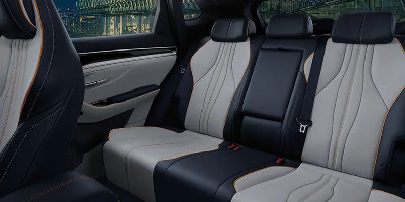 BYD Song Plus rear seat space