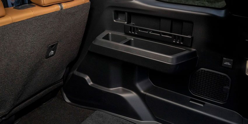 2025 Toyota 4Runner Limited door storage space