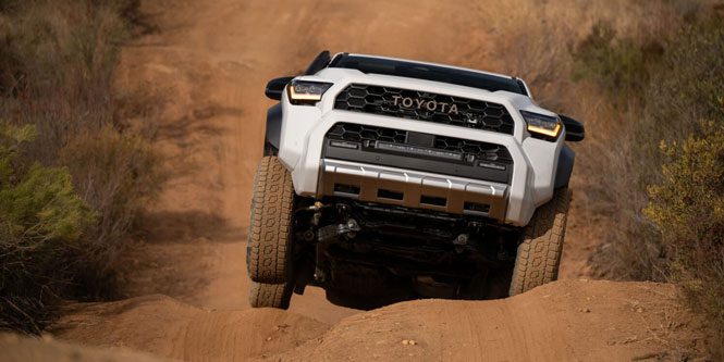 2025 Toyota 4Runner TrailHunter Off-Road Perspective