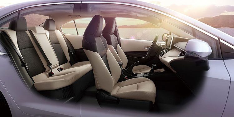2025 Toyota Corolla cabin space