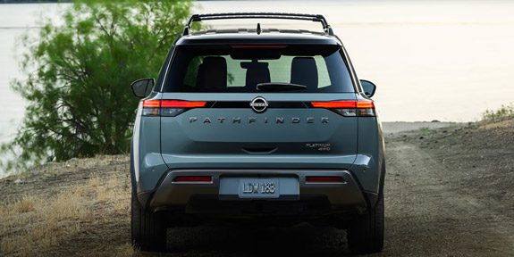 2026 Nissan Pathfinder Rear Elevation