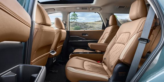 2026 Nissan Pathfinder rear seat space