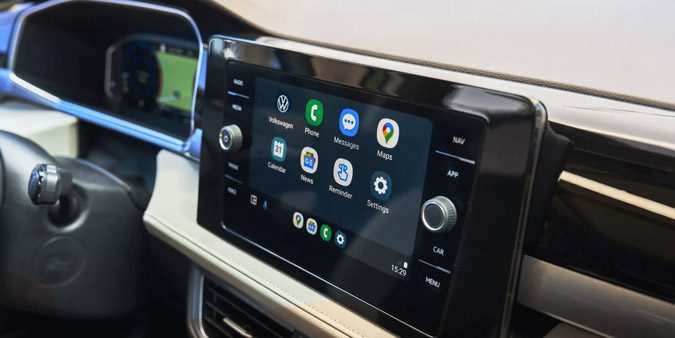 2026 Volkswagen Taos central control screen