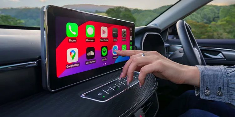 Haval Jolion in-vehicle infotainment screen