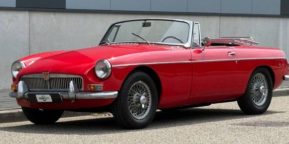 MG B Front Three-Quarter