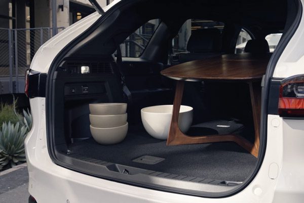 2025 Mazda CX-90 trunk space after folding down the second row