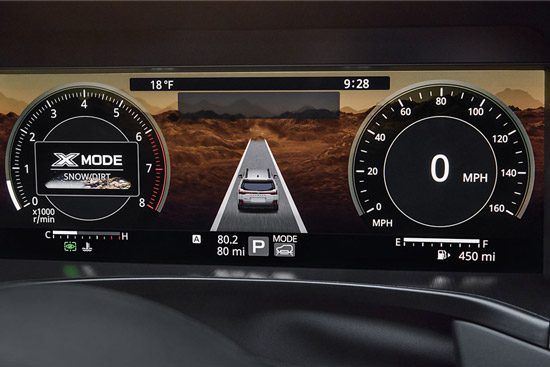 2026 Subaru Outback Wilderness 12.3-inch full digital instrument cluster