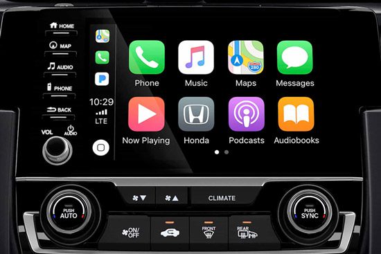 2020 Civic Coupe Apple CarPlay