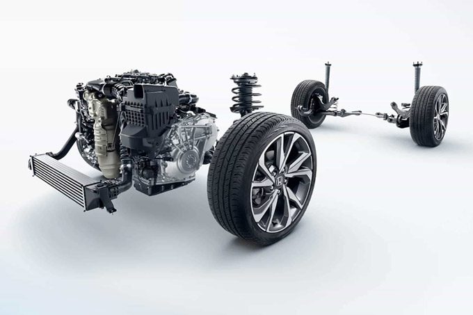 2020 Civic Coupe MacPherson Strut Front Suspension