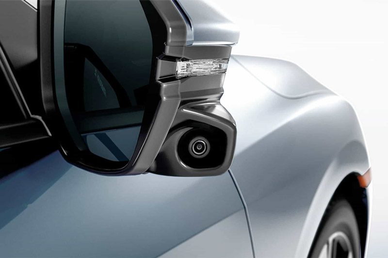 2020 Civic Coupe rearview mirror camera