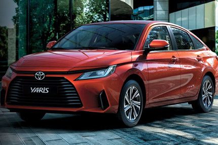 2026 Toyota Yaris Sedan Front Three-Quarter