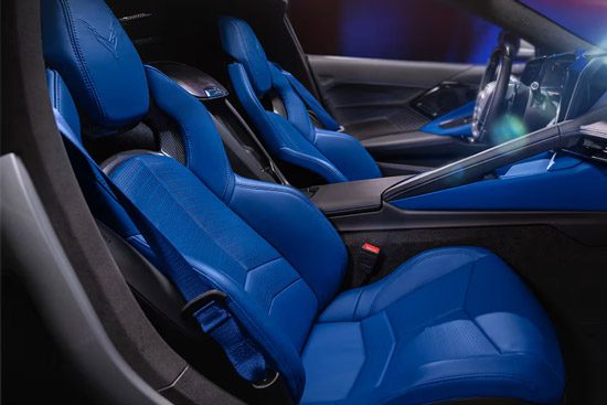2026 Chevy Corvette ZR1X with Santorini Blue Jet Black Interior