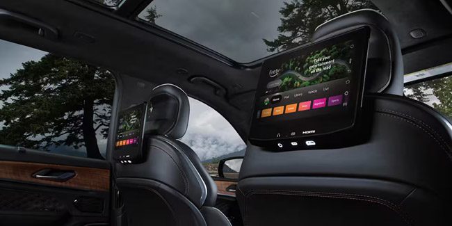2026 Jeep Grand Cherokee Rear Seat Entertainment Screen