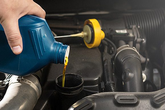 Add low viscosity engine oil to your car