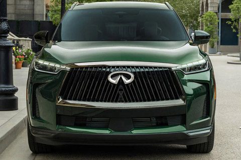 Front exterior view of 2026 INFINITI QX60