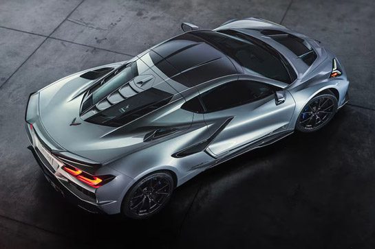 Side view of the 2026 Chevrolet Corvette ZR1X