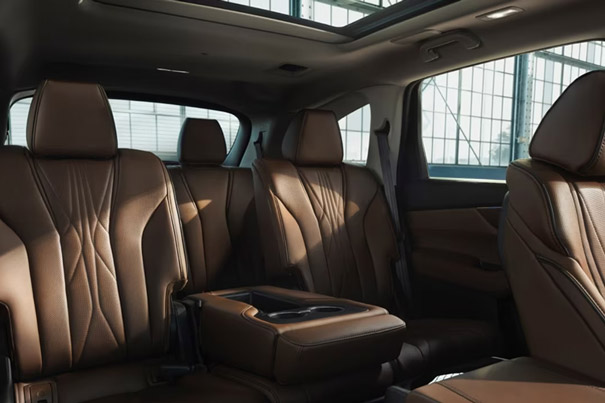 2026 Acura MDX second-row seat space