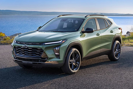 2026 Chevy Trax Parked in Front of a Lake