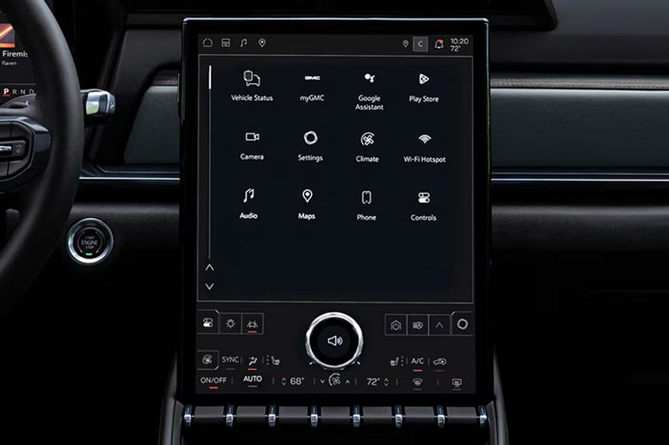 2026 GMC Terrain AT4 15-inch central control display
