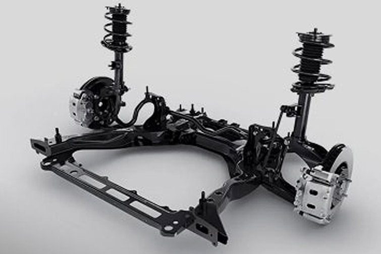 2026 Mitsubishi Outlander SUV Suspension Graphic