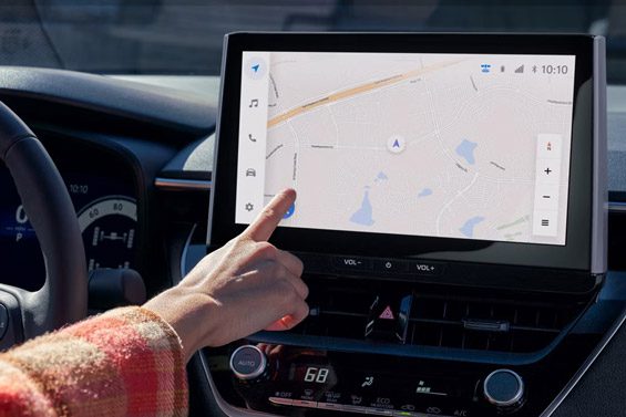 2026 Toyota Corolla Hybrid SE AWD version features a 12.9-inch floating center console screen