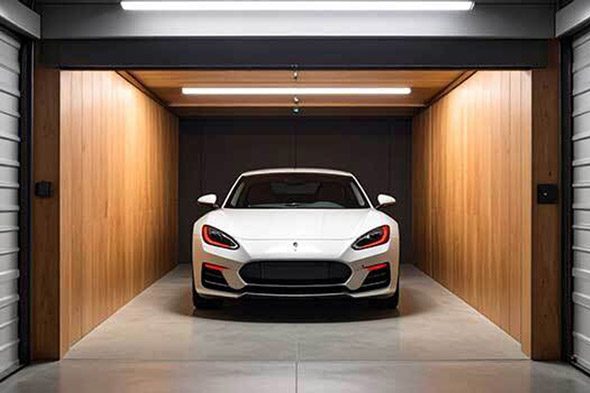 Cars parked in the garage for a long time