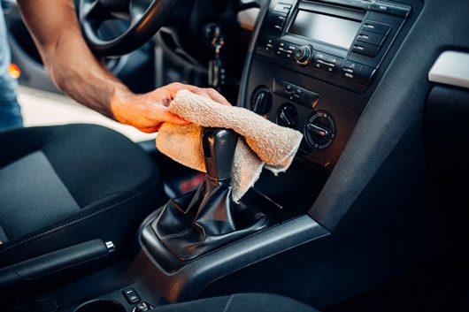 Clean the interior of your car before long-term storage