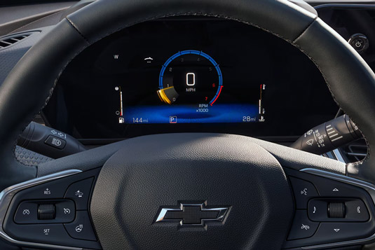 Driver's Information Center Screen Inside the 2026 Chevy Trax