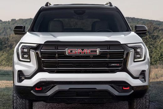Front View of the 2026 GMC Terrain AT4