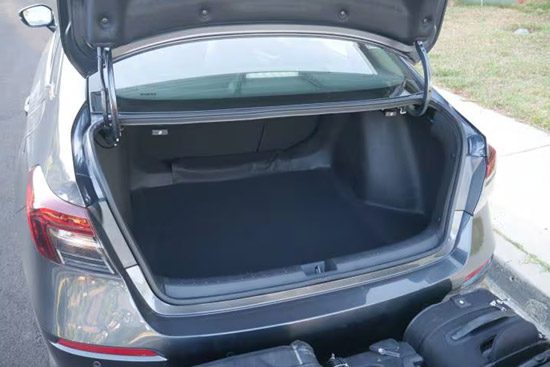 Honda Civic sedan cargo