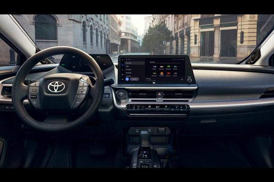 Interior of the 2026 Toyota Prius Limited AWD Edition
