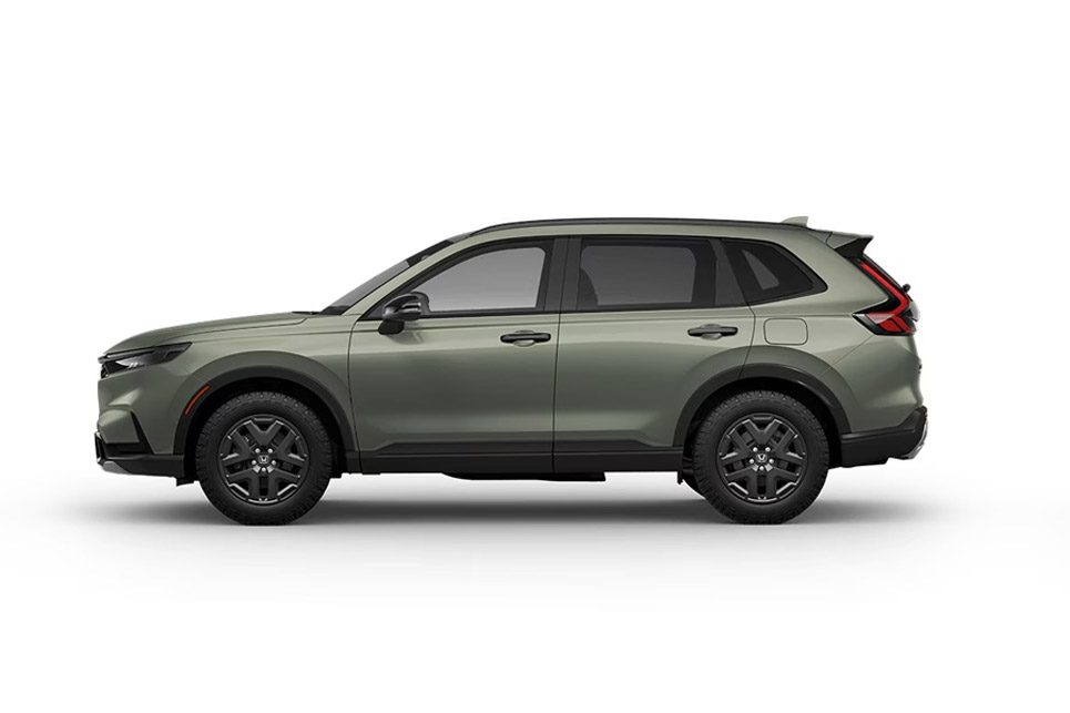 Side view of the 2026 CR-V AWD TrailSport Hybrid