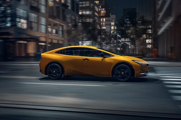 Side view of the 2026 Toyota Prius Night Shadow Edition