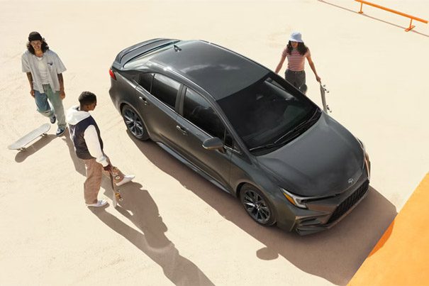 Top-down view of the 2026 Toyota Corolla Hybrid SE