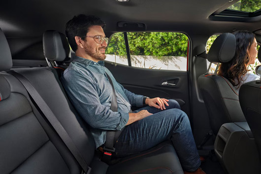 View of the Interior Second Row Seating Inside the 2026 Chevy Trax