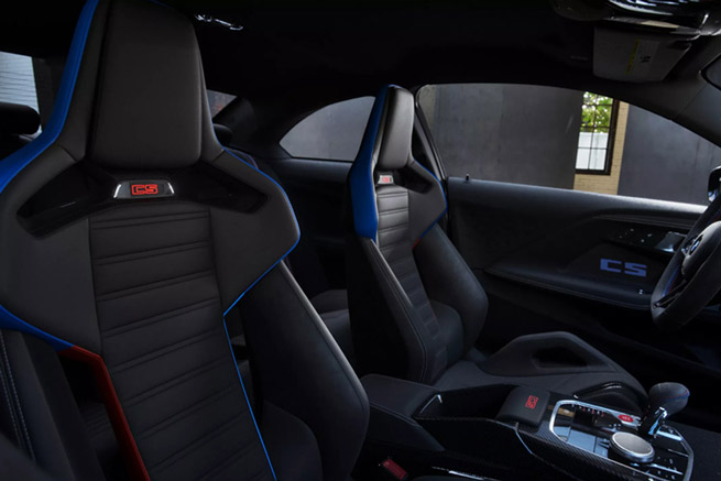 2026 Close up of BMW M2 CS interior