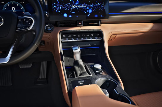 2026 Lexus IS 350 center console