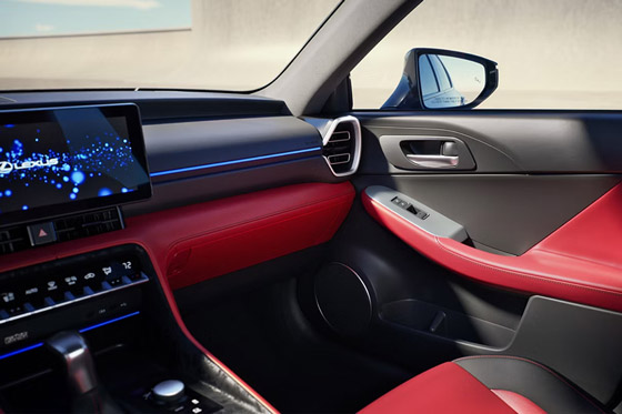 2026 Lexus IS 350 passenger seat interior details