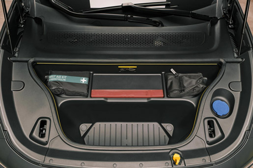 2027 Volvo EX60 front trunk space