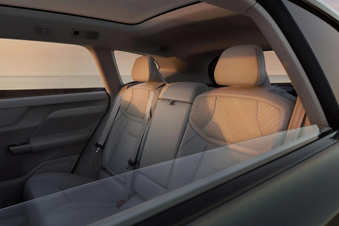 2027 Volvo EX60 rear seats