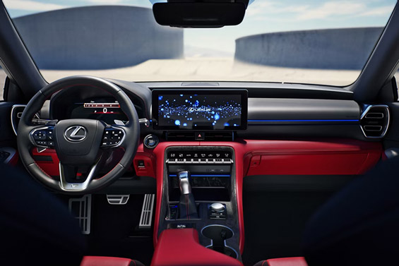 Front view of the 2026 Lexus IS 350
