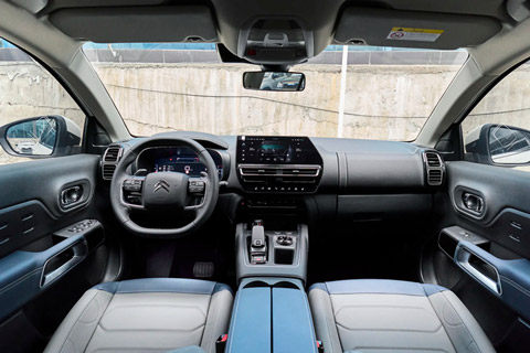 Interior view of the 2026 Citroën C5 Aircross China version