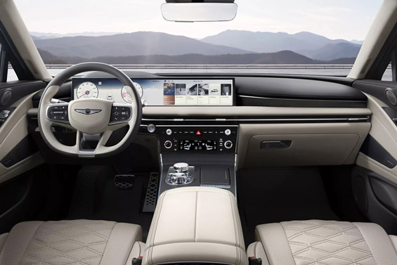 2026 Genesis G80 front interior